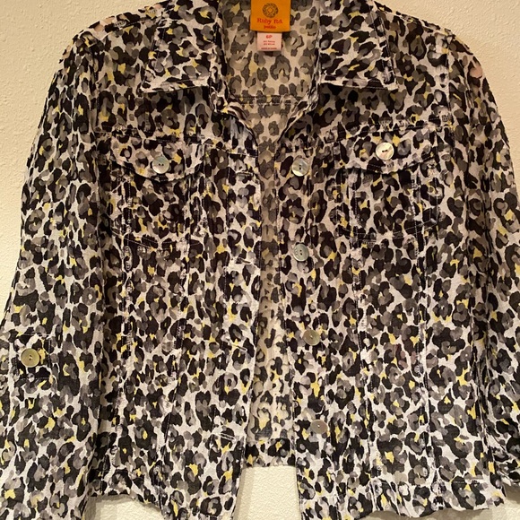Ruby Rd. Tops - RUBY RD SHEER JACKET/ TOP